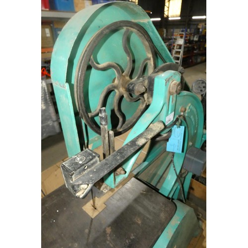 5350 - 1 x vintage band saw by Gardiner and Sons of Bristol 240v fitted with a 3820mm 6tpi blade