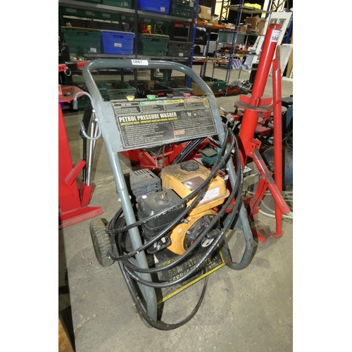 5867 - 1 x Hamble petrol engine pressure washer