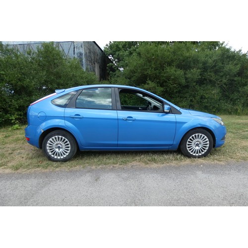 8 - Blue Ford Focus Titanium TDCI 109 5 dr hatchback. Reg: HK60 DWN, 30/12/2010, 5 speed manual Diesel 1... 