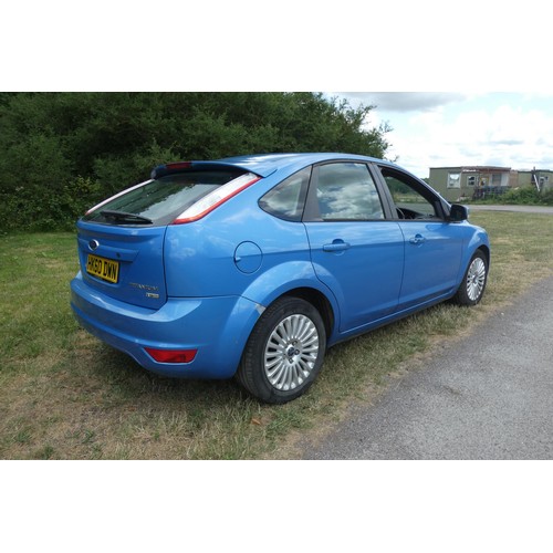 8 - Blue Ford Focus Titanium TDCI 109 5 dr hatchback. Reg: HK60 DWN, 30/12/2010, 5 speed manual Diesel 1... 