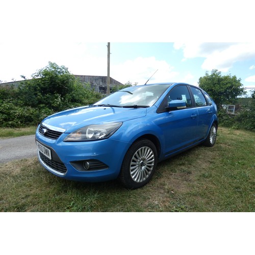 8 - Blue Ford Focus Titanium TDCI 109 5 dr hatchback. Reg: HK60 DWN, 30/12/2010, 5 speed manual Diesel 1... 