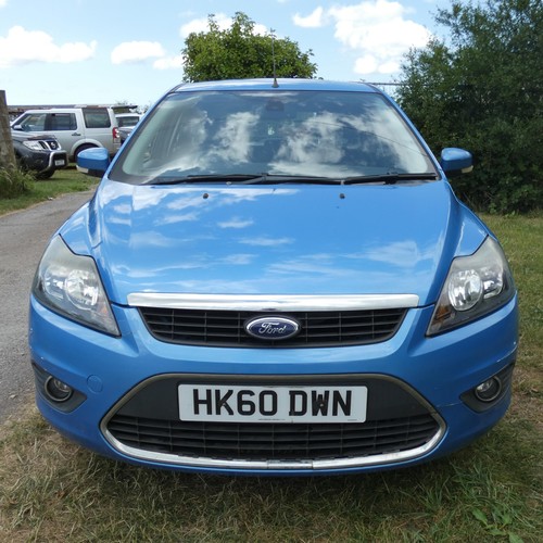 8 - Blue Ford Focus Titanium TDCI 109 5 dr hatchback. Reg: HK60 DWN, 30/12/2010, 5 speed manual Diesel 1... 