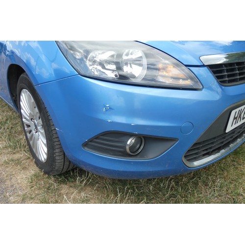 8 - Blue Ford Focus Titanium TDCI 109 5 dr hatchback. Reg: HK60 DWN, 30/12/2010, 5 speed manual Diesel 1... 