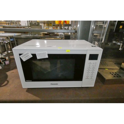 1087 - A microwave oven by Panasonic type NN-CT55NN-CT55JW - trade. Tested Working