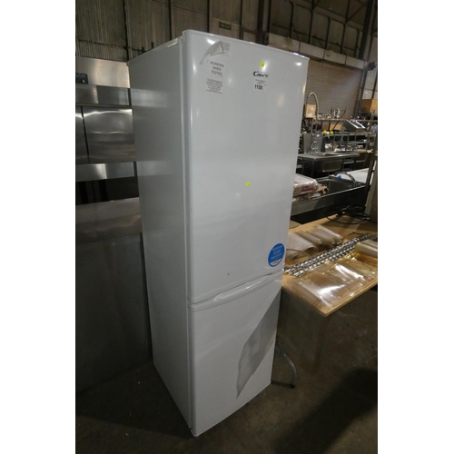 1158 - A tall white fridge freezer by Candy type FD2-33-1 - trade. Tested Working