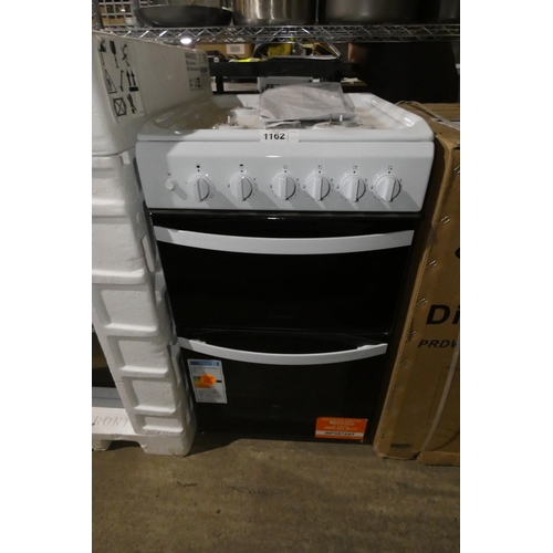 1162 - AN unused freestanding 50cm gas cooker by Indesit ID5G00KMW-UK