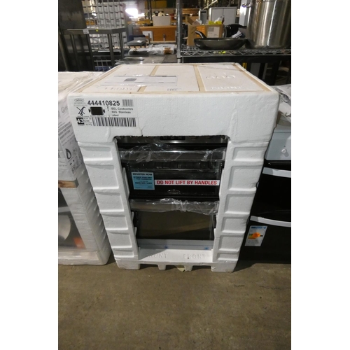 1163 - An unused 60cm freestanding, gas, double oven by Belling type 444410825. Retail approx £800