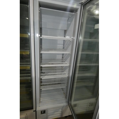 1146 - A commercial single door display fridge by Lowe type 04 - trade