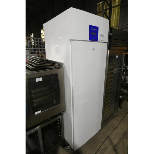 1220 - A tall single door white freezer by Liebherr type Medline-461976 - trade