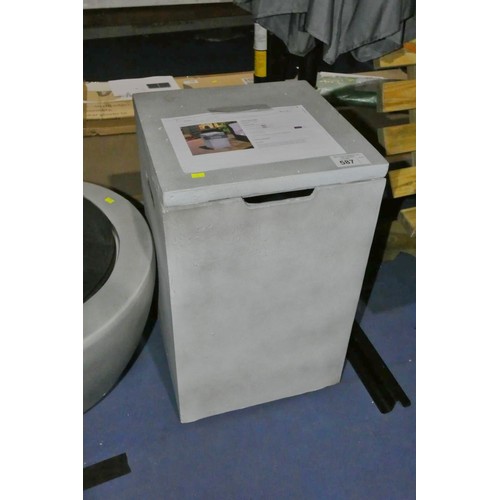 587 - 1 x Utility stone box RRP £204