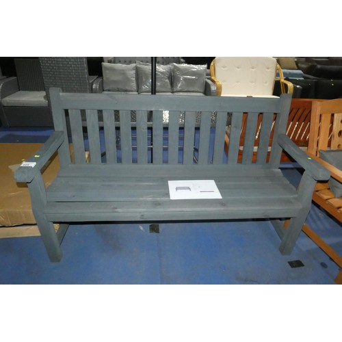 608 - 1 x Lexi wooden garden bench approx 151cm wide RRP £202