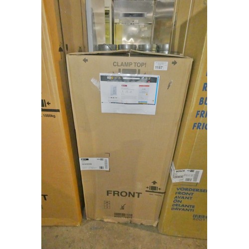 1187 - An unused upright integrated freezer by Neff type G171416CEO. Retail approx £1000