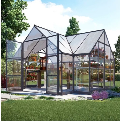 585 - 1 x Victory 11.8ft w x 10ft d orangery RRP £1446 - Supplied in two boxes and requires assembly