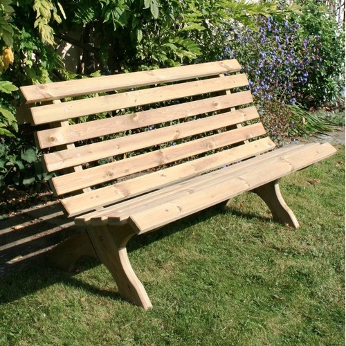 589 - 1 x Lauryn wooden bench RRP £156