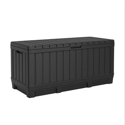 573 - 1 x Keter Kentwood garden / patio plastic storage box art. no. 17210602