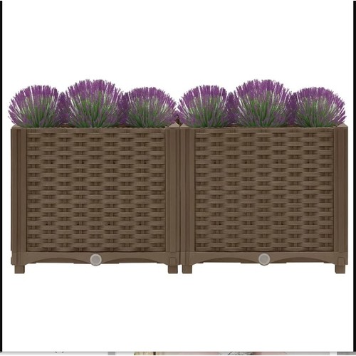 536 - 1 x Dakota Fields polypropylene raised bed approx 80 x 40 x 38cm RRP £77