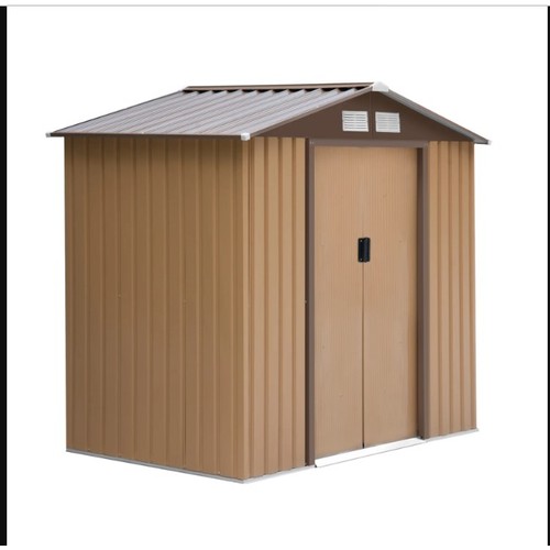 539 - 1 x Outsunny / WFX Utility 7ft w x 4ft d tool shed RRP £204 - Supplied in two boxes and requires ass... 