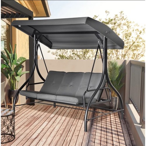 550 - 1 x Ahmya porch swing with canopy RRP £419