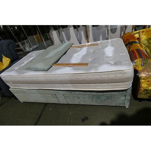 2274 - A 3ft single bed comprising of a one piece divan base with two drawers, an Indulgence 1500 mattress ... 