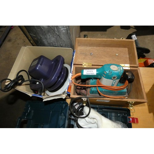 2023 - 1 x Bosch jigsaw, 1 x Wolf sander and 1 x polisher - all 3 are 240v (Trade)