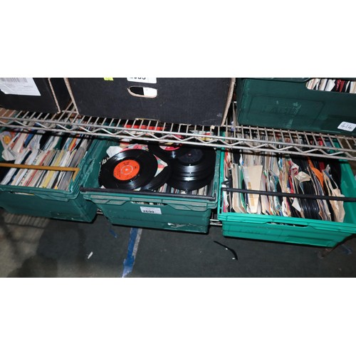 2690 - A quantity of various 45rpm records, contents of 1 shelf, please see pictures for more details