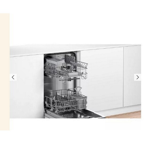 1160 - An unused slimline dishwasher by Bosch type SRV2HKX39G. Retail approx £500