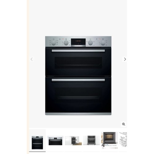 1165 - An unused integrated oven by Bosch type NBS533BS0B. Retail approx £1000