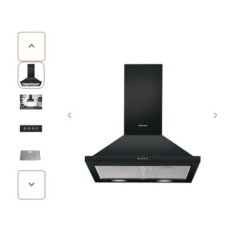 1168 - An unused cooker hood by Hotpoint type PHPN6.4FLMK