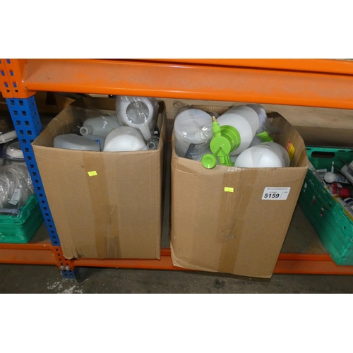 5159 - A quantity of various pressure sprayers and measuring jugs