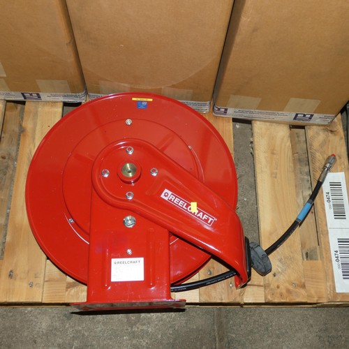 5073 - 1 x Reel Craft air hose reel model 7450 OHPBW98 (ex-MOD)