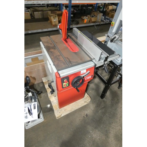 5319 - 1 x Craft AC216TS table saw 240v supplied with a cabinet stand and a rip fence / rail (SP019898, SP0... 