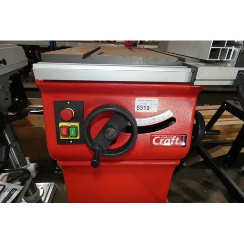 5319 - 1 x Craft AC216TS table saw 240v supplied with a cabinet stand and a rip fence / rail (SP019898, SP0... 