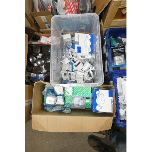 5327 - 1 pallet containing a quantity of various mainly electrical related items. Not practical to list in ... 