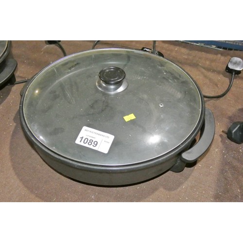 1089 - A multi cooker, counter top electric pan by Vonshef type 07031 - trade. Tested Working