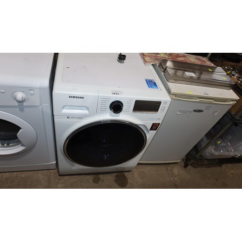 1117 - An under counter washing machine by Samsung 8kg type Eco Bubble - trade