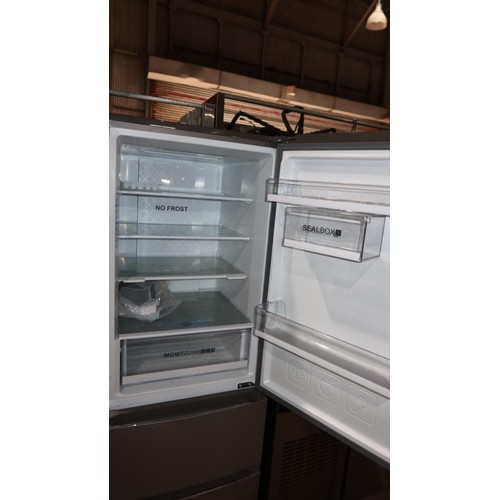 1153 - A tall fridge freezer by Haier, with fridge above and 2 freezer drawers beneath model: A3FE632CSJ re... 