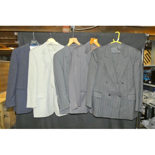 2760 - 5 x various men's suits (larger sizes). Not practical to list in detail so please view or see photog... 