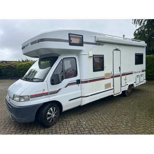 2770 - Swift Kontiki 640L 6 berth motorhome, coach built on Peugeot Boxer 320LWB 2446cc diesel, Reg P516 HW... 