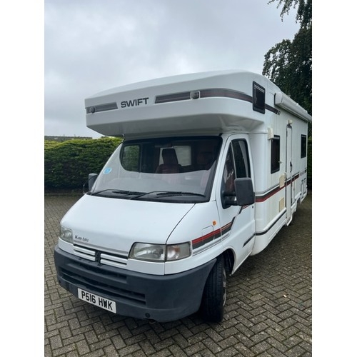 2770 - Swift Kontiki 640L 6 berth motorhome, coach built on Peugeot Boxer 320LWB 2446cc diesel, Reg P516 HW... 