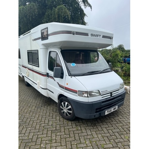 2770 - Swift Kontiki 640L 6 berth motorhome, coach built on Peugeot Boxer 320LWB 2446cc diesel, Reg P516 HW... 