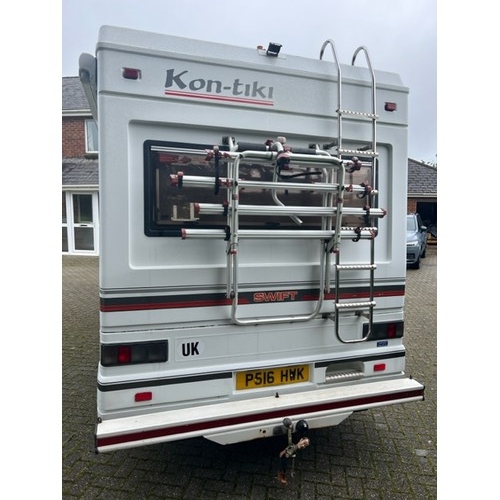 2770 - Swift Kontiki 640L 6 berth motorhome, coach built on Peugeot Boxer 320LWB 2446cc diesel, Reg P516 HW... 