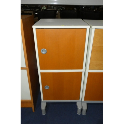 1292 - A 2 door office cabinet approx 45x43x95cm