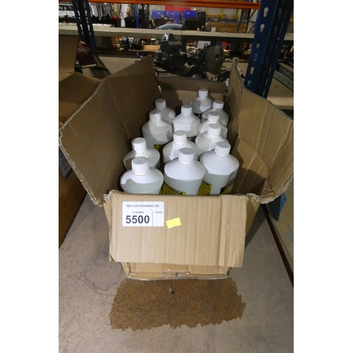 5500 - 12 x 1L bottles of anti freeze / summer coolant