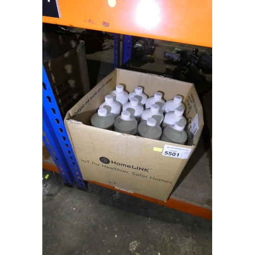 5501 - 12 x 1L bottles of anti freeze / summer coolant