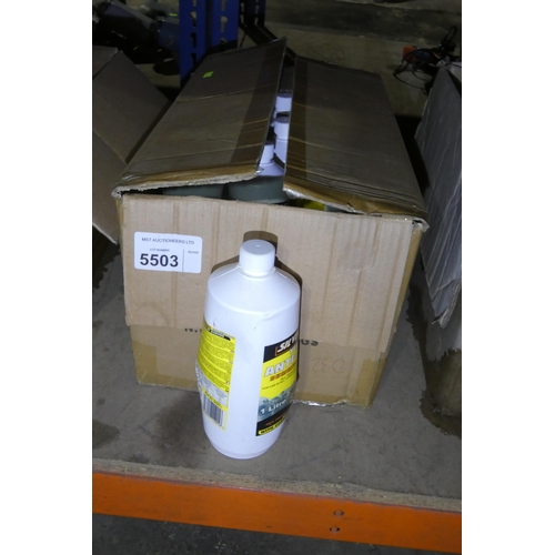 5503 - 12 x 1L bottles of anti freeze / summer coolant