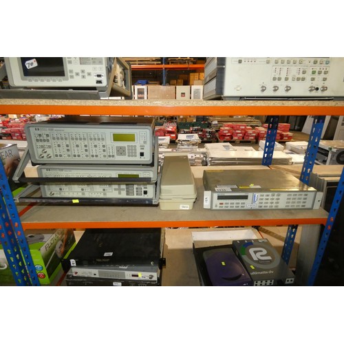 5935 - A quantity of various electrical test items by Hewlett Packard, Racal Dana, Tektronix etc includes 1... 