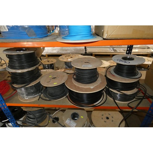 5947 - A quantity of various part rolls of electric cable. Not practical to list in detail so please view o... 