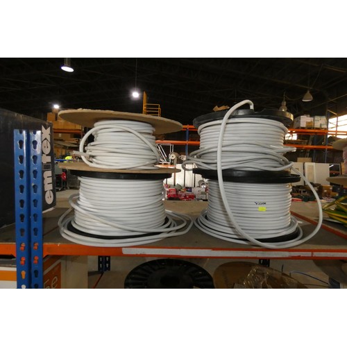 5948 - A quantity of various part rolls of electric cable. Not practical to list in detail so please view o... 