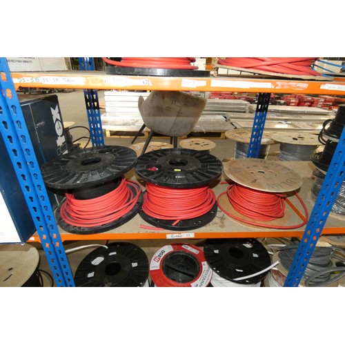 5948 - A quantity of various part rolls of electric cable. Not practical to list in detail so please view o... 