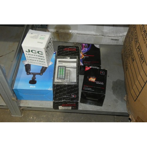 6020 - 1 box containing a quantity of various lights. Not practical to list in detail so please view or see... 